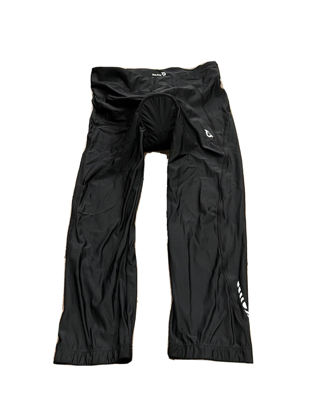Baleaf Womens Black Cycling Pink Padded Capri Leggings Pants Size XXL 2XL